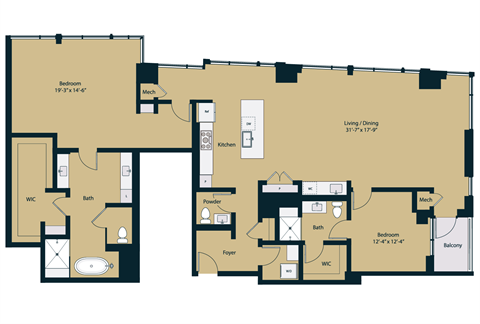 1620 Sansom Street Studio-3 Beds Apartment for Rent - Photo Gallery 36